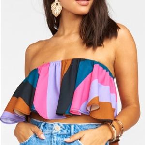 NWT Heidi top in Mezcal stripe small